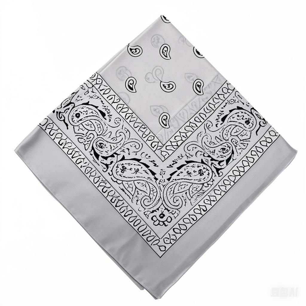 Picture of Amazon Europe and America Outdoor Riding Multifunctional Turban Cashew Flower Square bandana Magic Turban