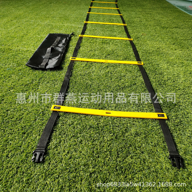Picture of Agile ladder fixed rope ladder step training ladder jump grid sensitive ladder manufacturers wholesale football training rope ladder