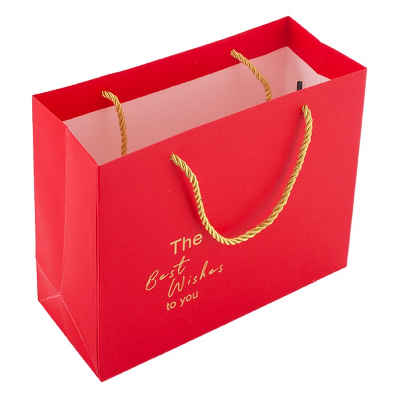 New Year gift bag Spring Festival red handbag paper bag New Year goods packaging bag New Year gift bag gift box Lucky Bag