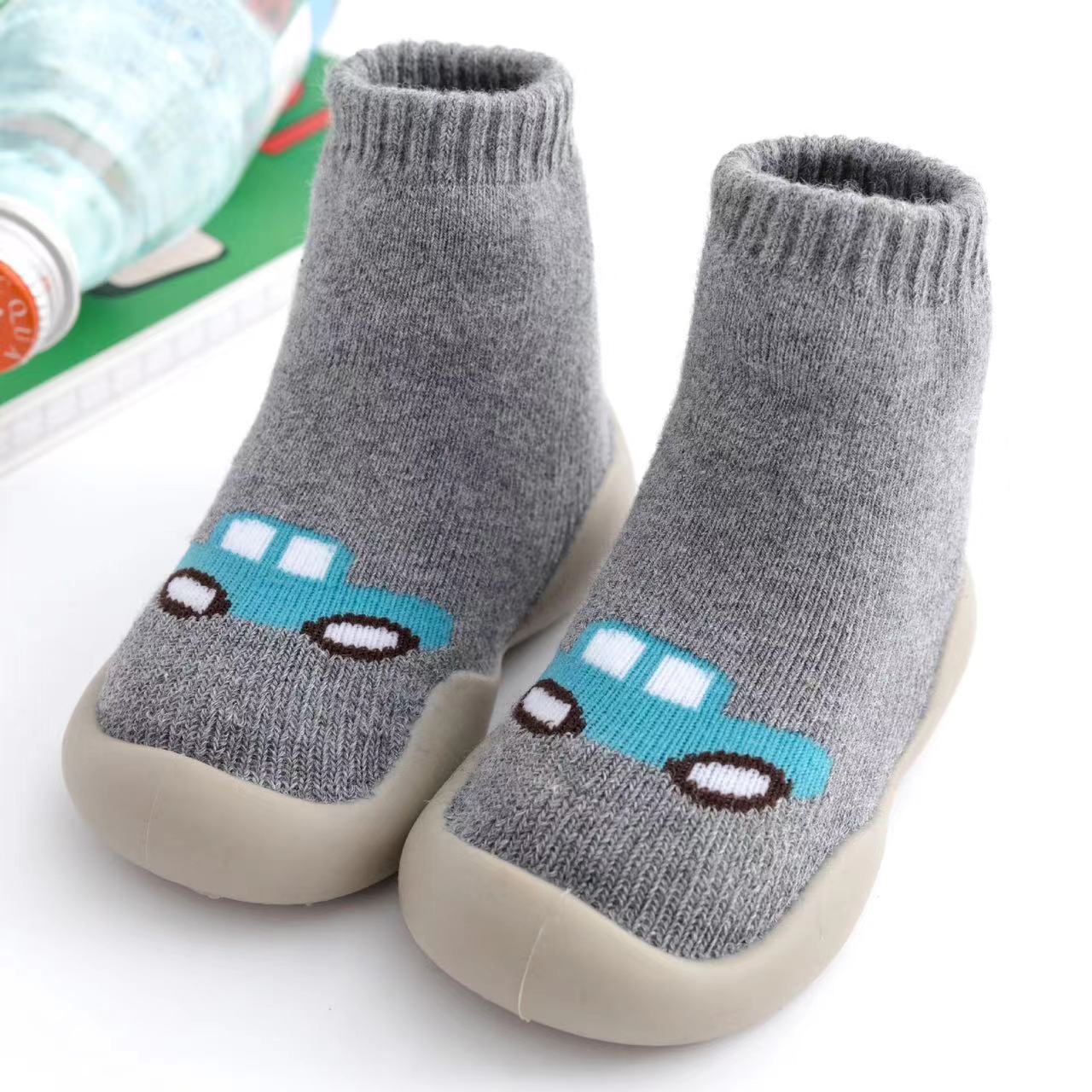 Picture of Baby Toddler Shoes Soft Sole Non-slip Spring Autumn and Winter Baby Socks Shoes Indoor Walking Early Education Breathable Shoes for Infants