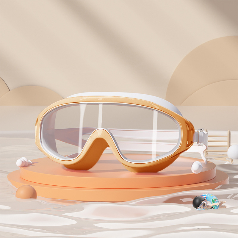 Picture of Youyou children's swimming goggles boys and girls swimming equipment glasses waterproof anti-fog frame professional diving swimming goggles wholesale