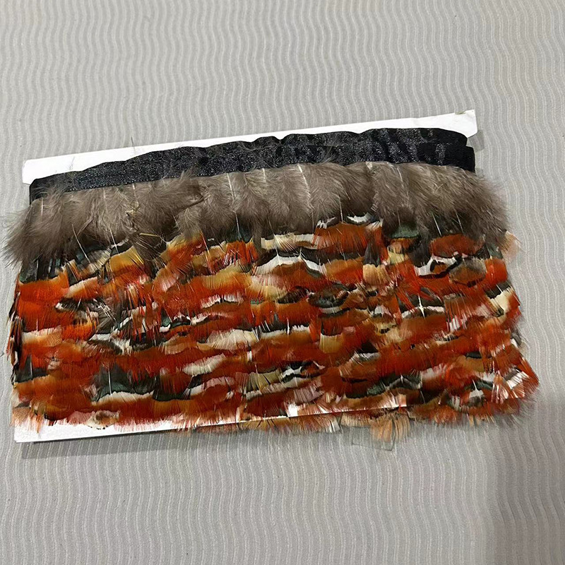 Picture of Wholesale all kinds of pheasant feather cloth diy handmade feather jewelry accessories crafts decoration clothing accessories