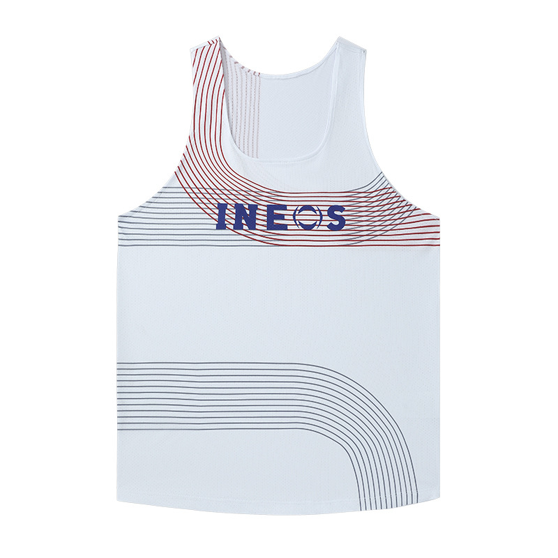 Picture of ZD longitudinal end men's track and field marathon running vest sports quick-drying breathable ultra-light mesh training suit