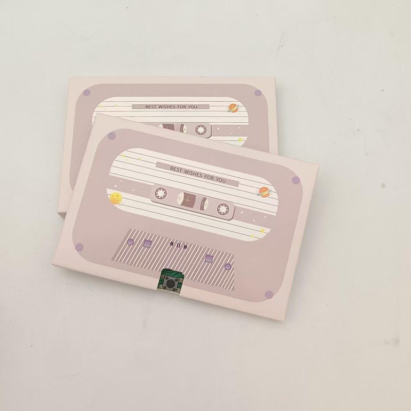 Picture of Tanabata Valentine's Day Gift Audio Tape Voice Card Birthday Gift Message Small Card Confession Artifact