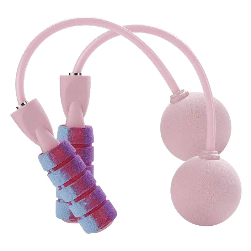 Indoor Steel Wire Fitness Rope Skipping Rope Size Ball Rope Dual-purpose Weight-bearing Rope Skipping Rope Shake Tone Same Style Racing Rope Skipping Fitness