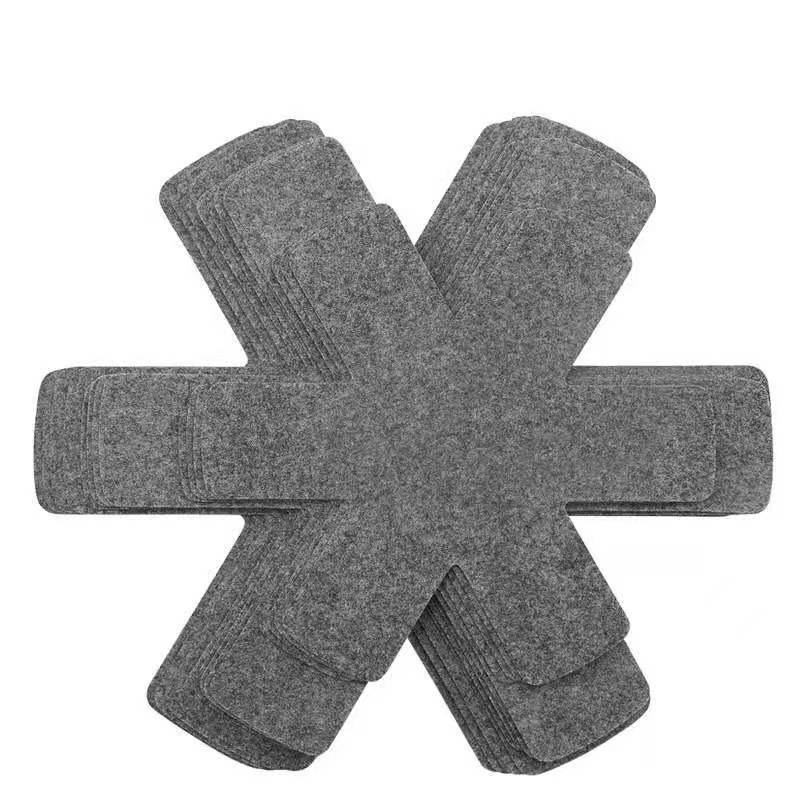 Factory supply felt pot pad non-stick protective pad absorbent pad heat insulation non-woven pot pad non-slip wool felt