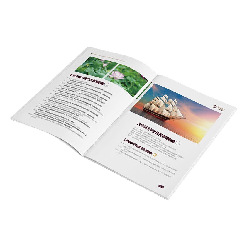 Corporate Brochure Printing Magazine Production Advertising Journal Magazine Color Page Hardcover Portfolio Picture Book Production