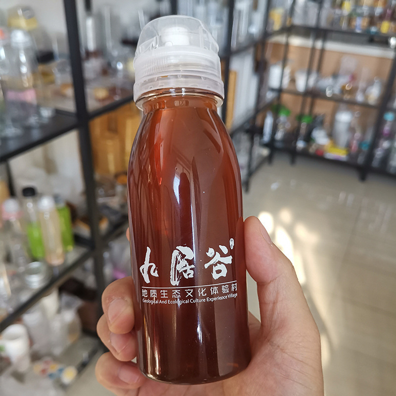 Wholesale 330g package sealed plastic round simple portable Squeeze packaging bottle