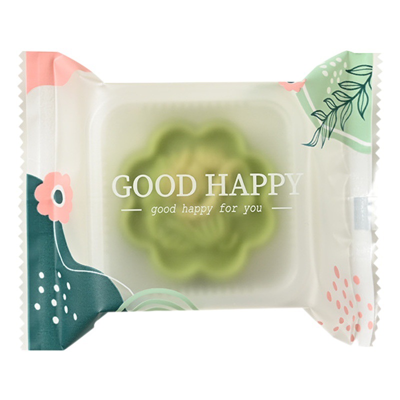 2025 Internet Celebrant New Mid-Autumn Morandi Moon Cake Packaging Bag Ice Skin Egg Yolk Crisp Mung Bean Cake Machine-sealed Bag Wholesale