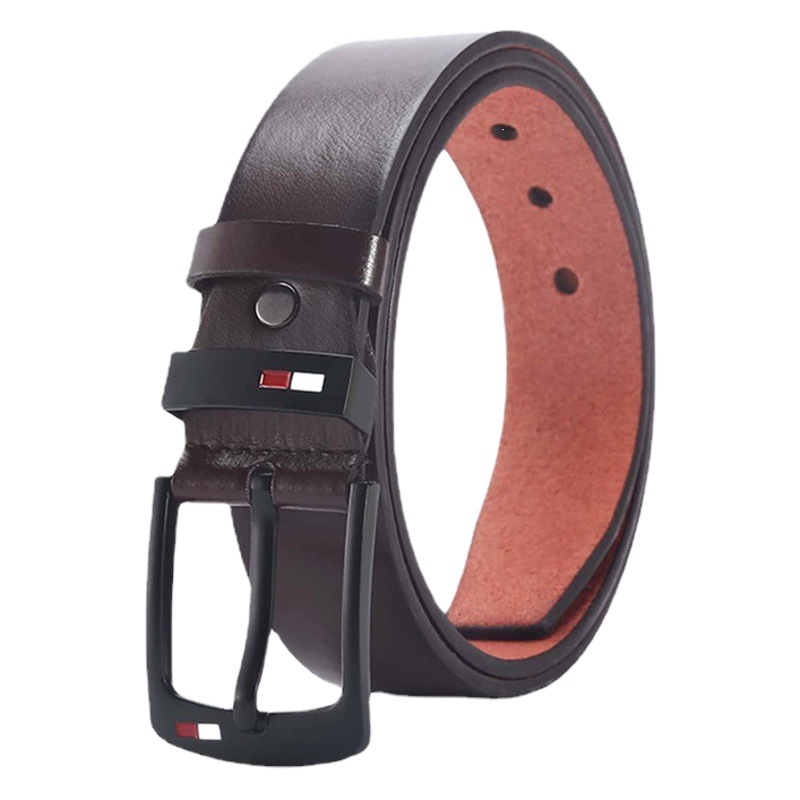 Belt men's European and American fashion oil drop needle buckle belt young and middle-aged jeans Joker belt casual waist chain wholesale