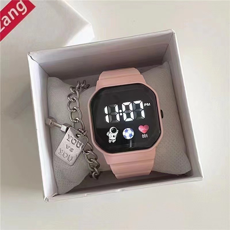 Picture of Science and Technology Watch Ladies ins High Yan Value Student Party Fashion Niche Design Unicorn Spaceman Electronic Watch