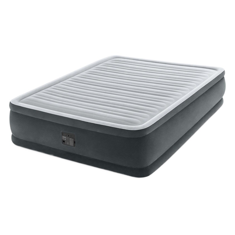 INTEX built-in electric pump double enlarged inflatable mattress high-grade double-layer air mattress thickened and heightened