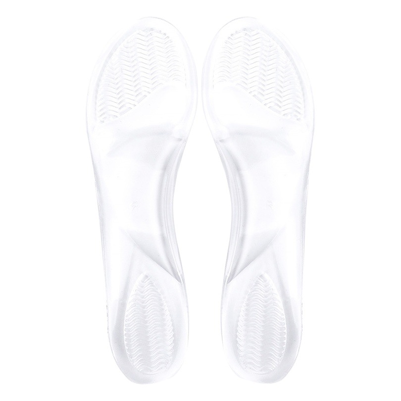 Seven-point Silicone Insole Women's Summer Thin Super Soft Arch Support Soft Bottom Pain-proof Shock-absorbing High-heeled Sandals Non-slip