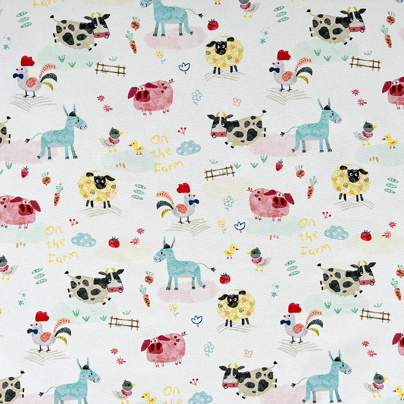 Picture of Home Little Animals All-Cotton Baan Canvas Bag Outerwear Pet Seat Pad Outdoor Bag Vest Handmade DIY Fabric