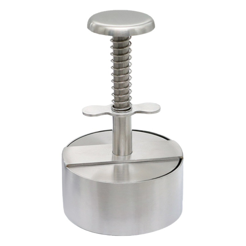 Stainless steel press type all-steel hamburger meat Press meat cake press mold beef pie rice ball artifact cake Press