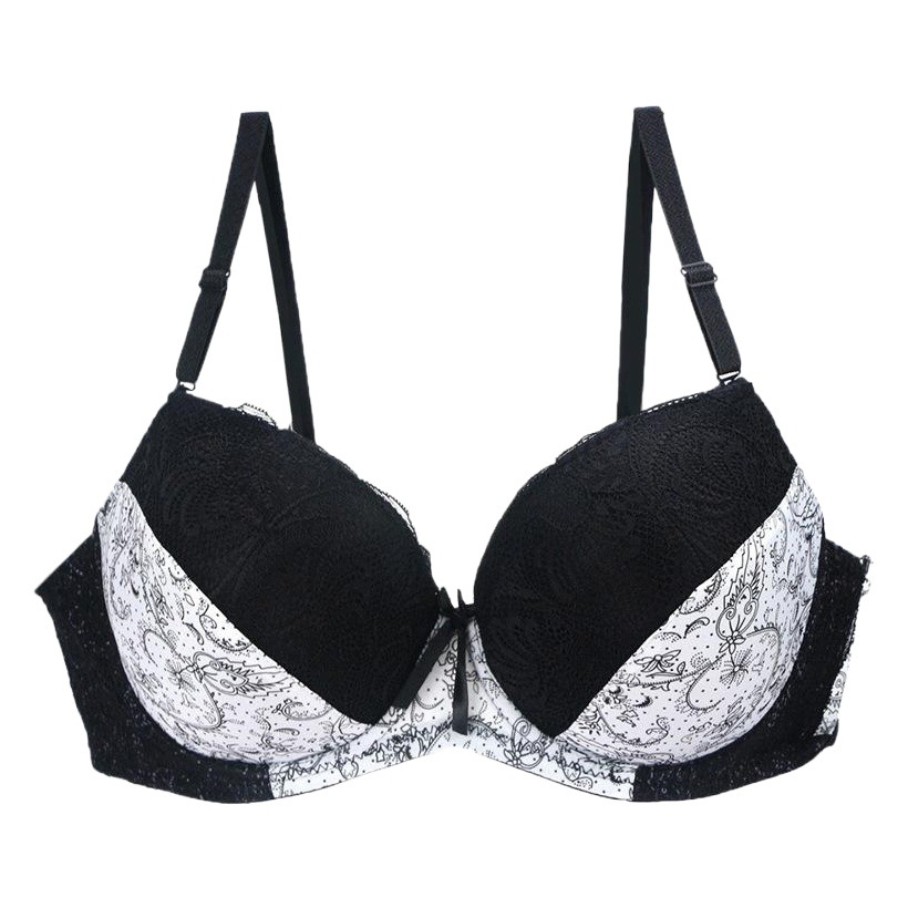 Foreign trade supply sexy women bra lace printing color matching underwear large size underwear bra AliExpress explosion