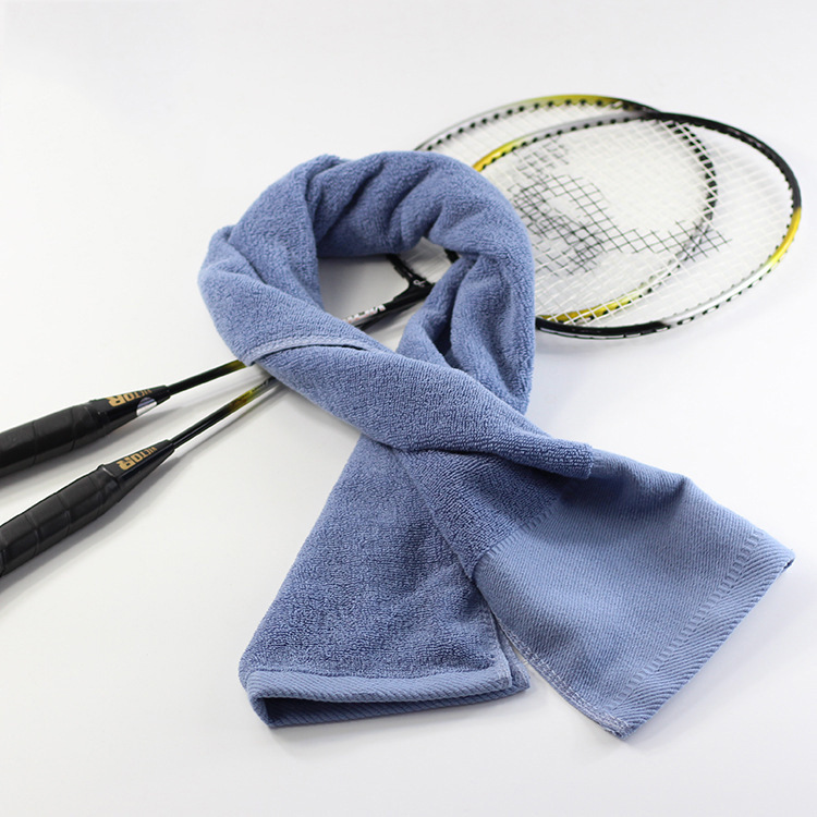 Picture of Cotton sports towel gym 32*110 extended sweat towel Marathon gift sports towel custom logo