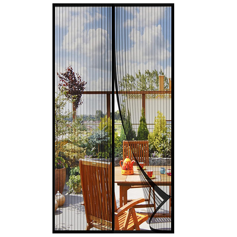 Picture of Foreign Trade Anti-mosquito Door Curtain Magnetic Velcro Summer Screen Door Screen Window Home Partition Strong Magnet Magnetic Stick Self-adhesive