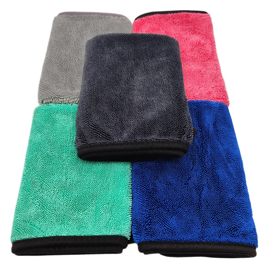 Factory thickened car wash towel twisted braid water towel microfiber car towel cross-border special 40*40