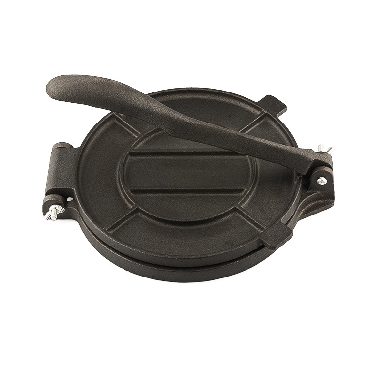 Picture of Torres Cast Iron Mexican Pancake Presser Muffin Plate Round Hand Pressing Round Pancake Pressing Plaster Squid Slice