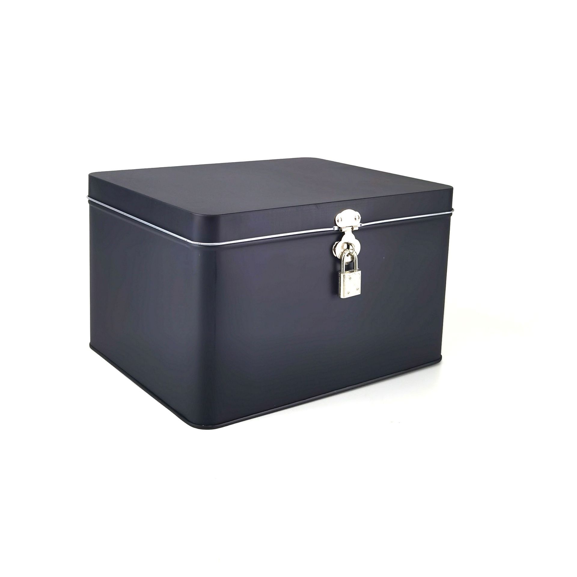 Airplane Cup Storage Iron Box Iron Can Adult Supplies Storage Iron Box Packaging with Lock Hand Gift Iron Box