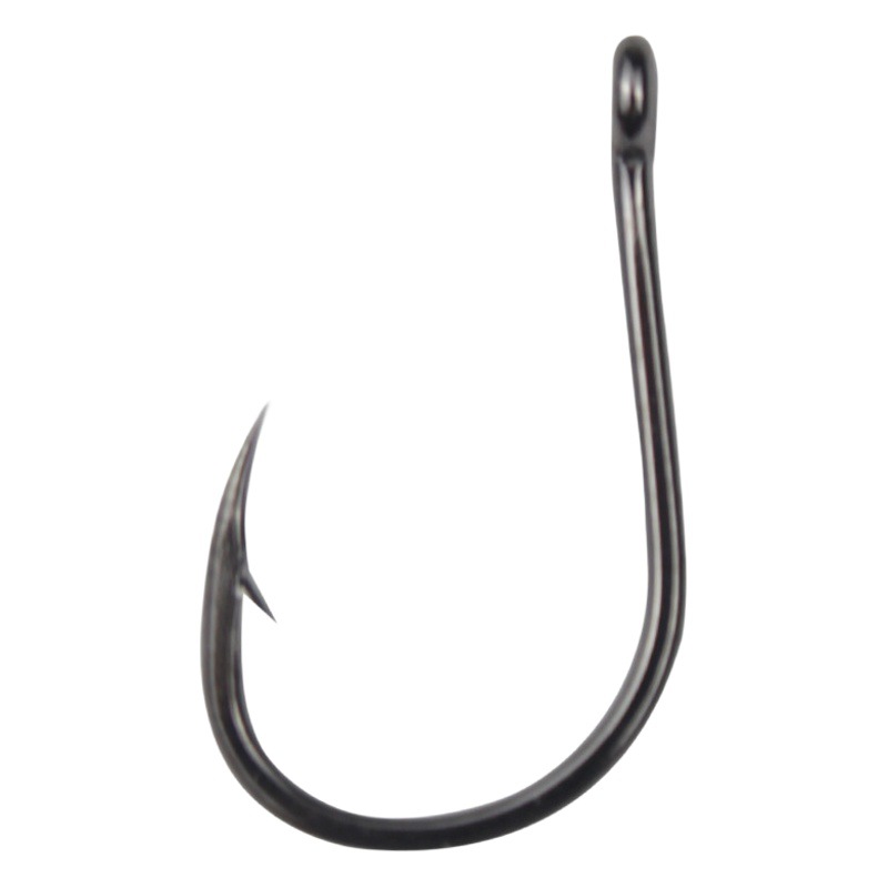 Tube pay Ishini hook bulk barbed hole crooked mouth with ring wild fishing hook hook wholesale postage