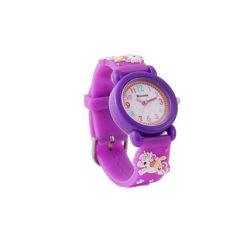 Picture of 2024 New Cartoon Children Unicorn Watch Cute Girl Electronic Watch Student Quartz Watch Prizes Gift