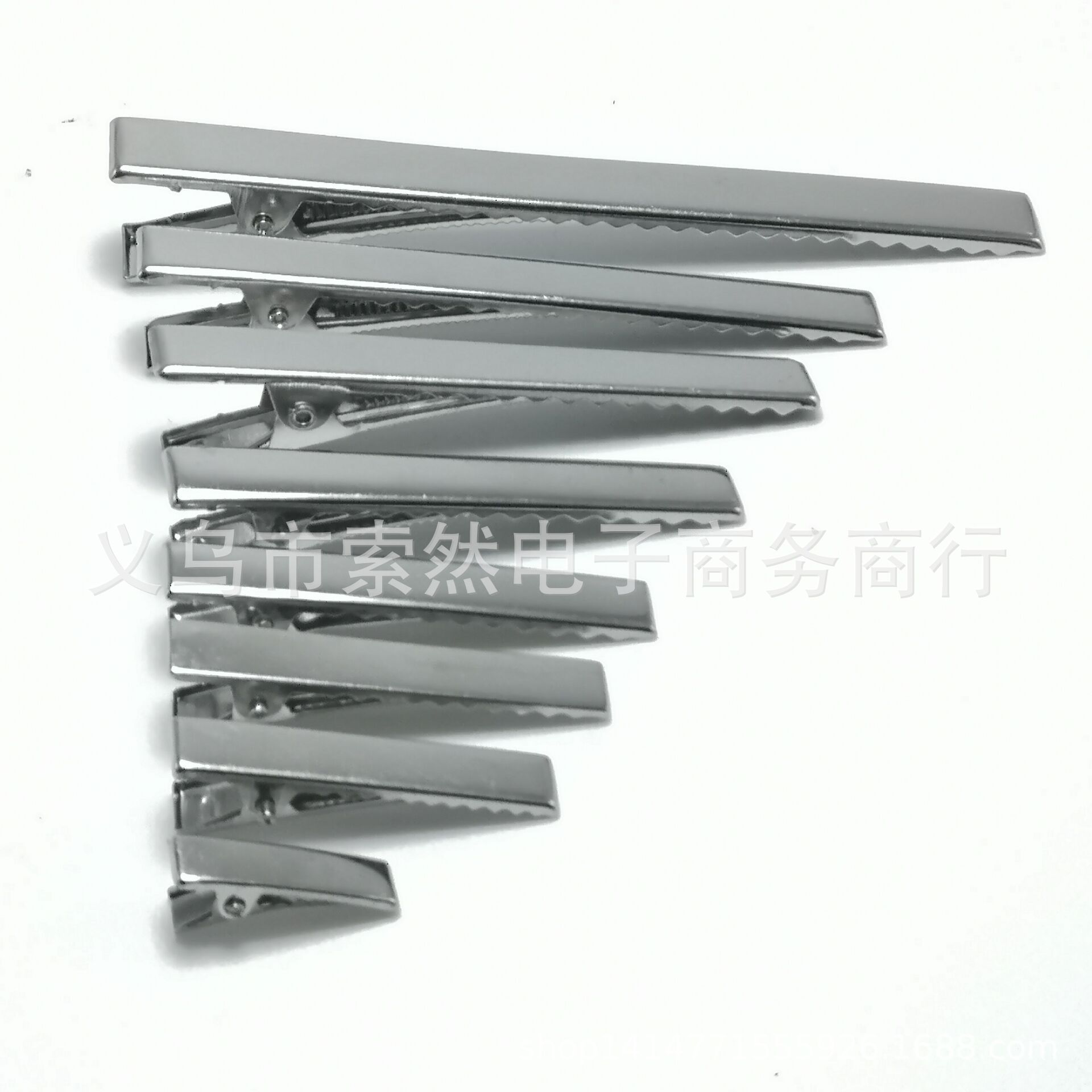 Picture of Korean-Style DIY Bow Hairpin Accessories, Metal Spring Clips, Square Duckbill Clips, Alligator Clips, Mixed Wholesale Accessories, Thickened
