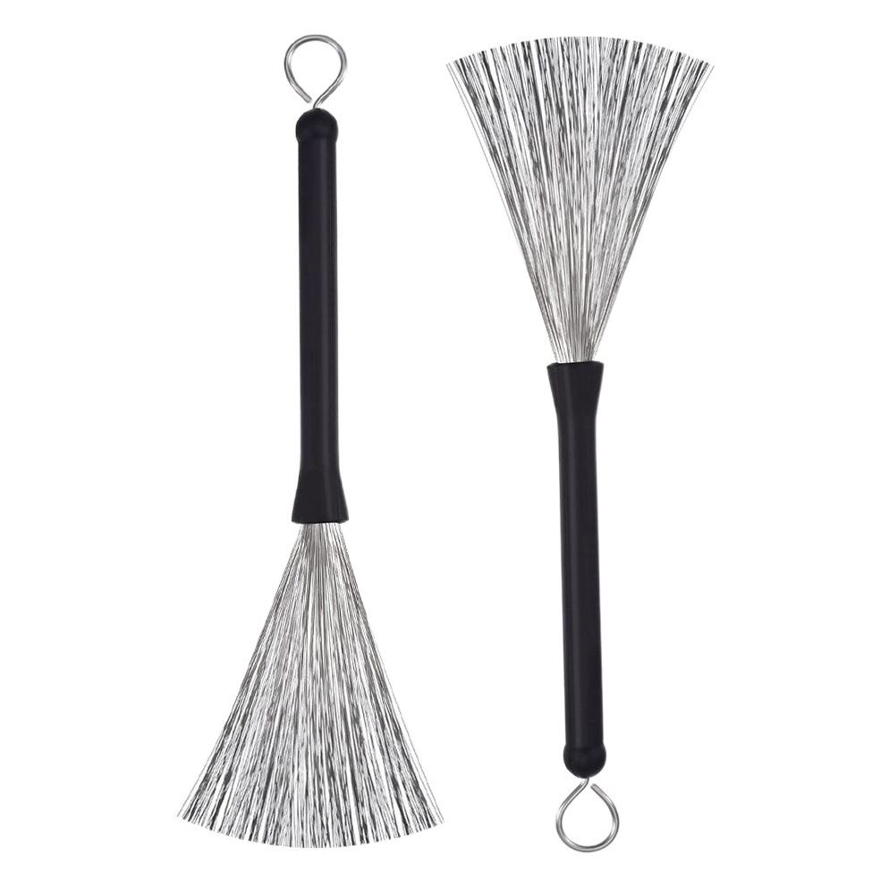 Factory wholesale drum set wire brush drum brush drum stick 5A drum stick 19 bunch drum stick velvet bag set silent pad
