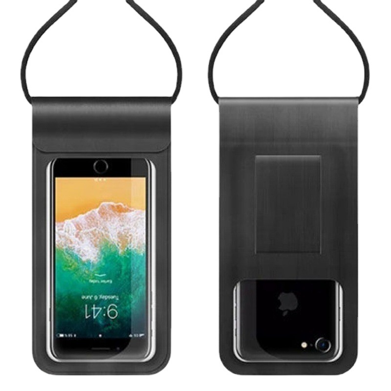 Mobile Phone Waterproof Bag Diving Cover Swimming Hot Spring Takeaway Touch Screen Rainproof and Dustproof Case Huawei Apple Universal Large