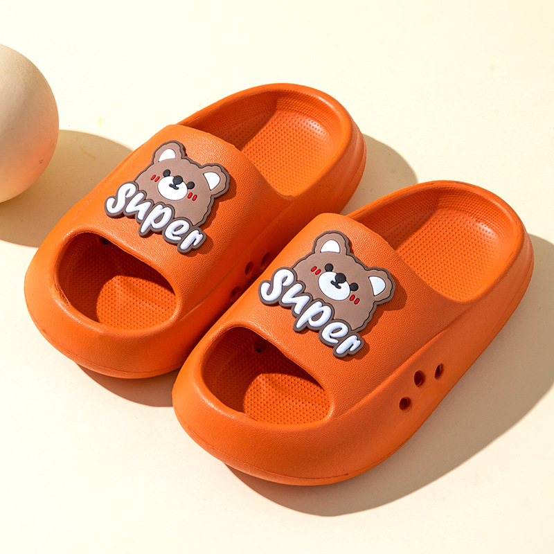 Picture of EVA Children's Slippers Cute Cartoon Boys and Girls Baby Children's Bean Shoes Big Children's Parent-Child Summer Slippers