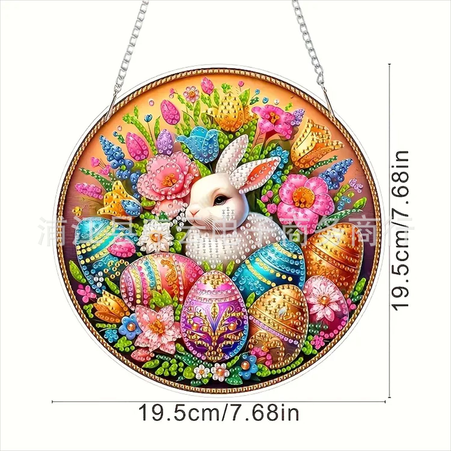DIY Diamond Painting Pendant Easter Bunny temu Amazon Cross Border Hot 5d