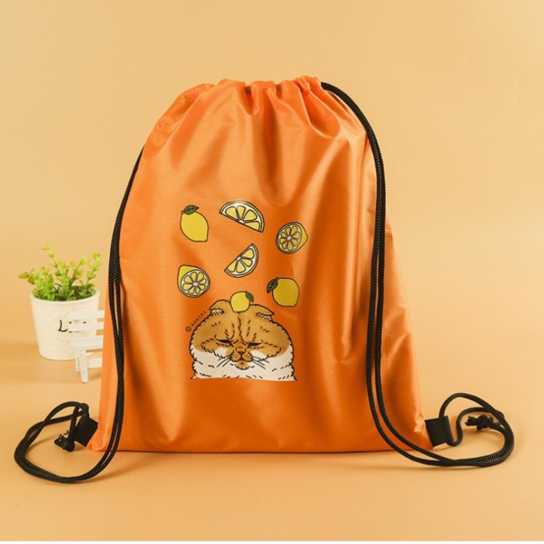 Picture of in stock Polyester 210 Bundle Pocket Training Course Basketball Shoulder Drawstring Nylon Bag Competition Polyester Backpack Storage Bag