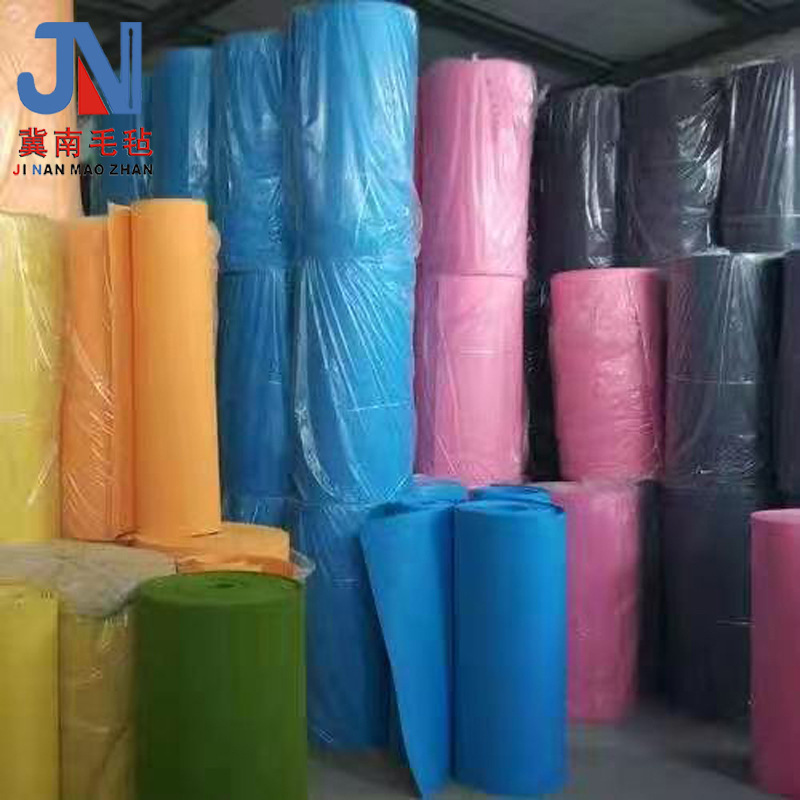 Picture of Southern Hebei felt production and supply chemical fiber felt for handicraft bags chemical fiber felt colored felt cloth