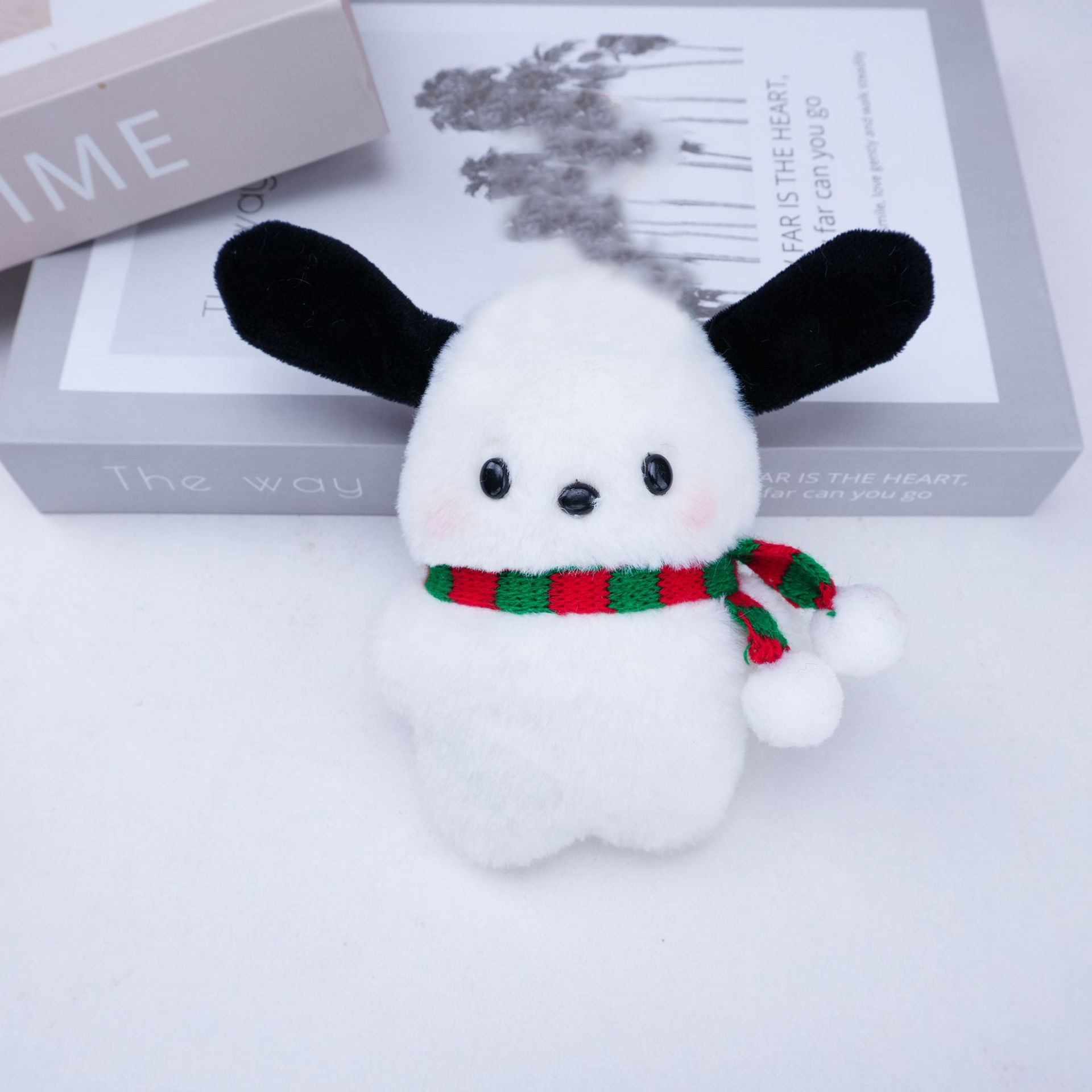 Picture of Cyber Celebrant Pilot Blush Parchal Dog Plush Doll Keychain Girl Pericardium Bag Pendant Pendant Doll Doll