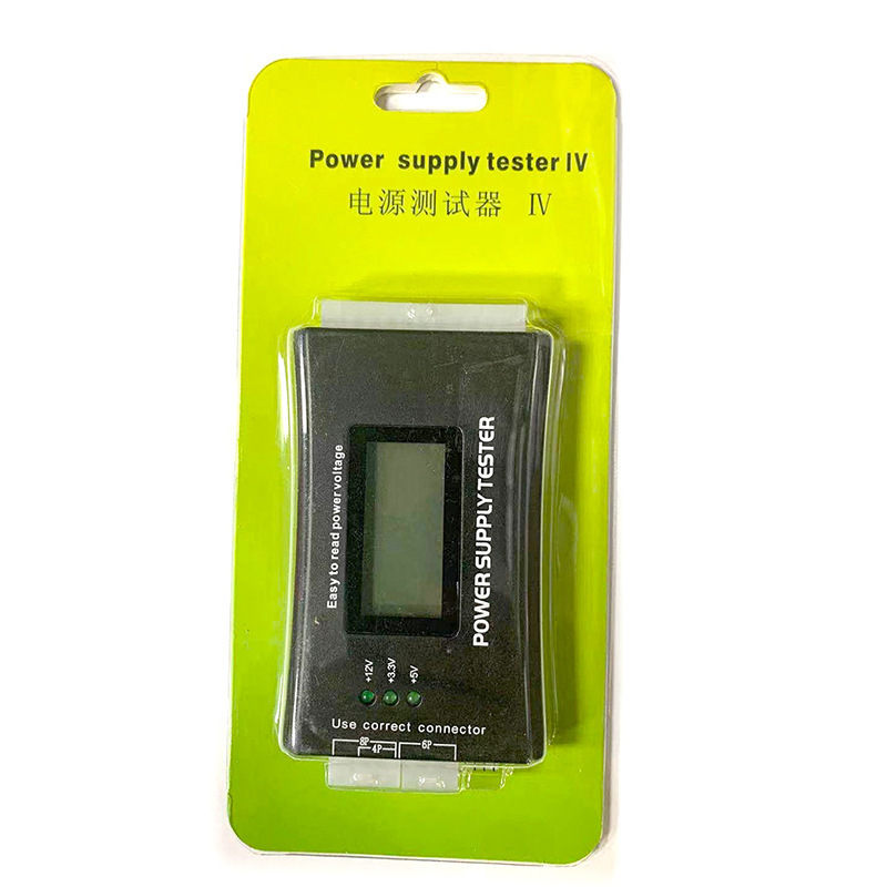 Picture of ATX Power Tester Fourth Generation LCD Liquid Crystal Display Desktop Computer Chassis Power Test Tool Cross Mirror