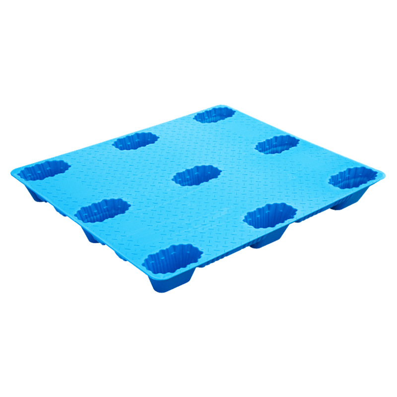 Picture of Doyuan Nine-Legged Blow Molding Single-Sided Plastic Pallet Pallet Logistics Plastic Impact-Resistant Plastic Bottom Pallet Forklift Pallet
