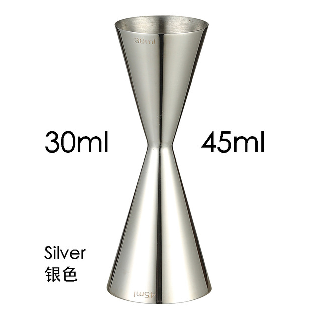 Picture of Indian-style wine measuring device Full Cup bartending double-headed measuring cup 30/60 bartender special oz cup Jigger