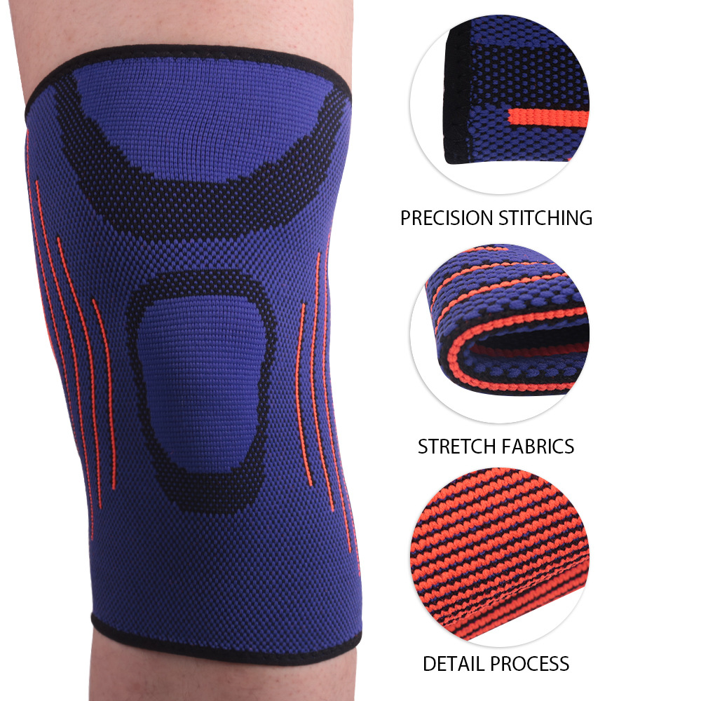 Picture of Sports elastic knee pads outdoor hiking mountaineering non-slip protective gear sports spring and summer breathable sports protective gear