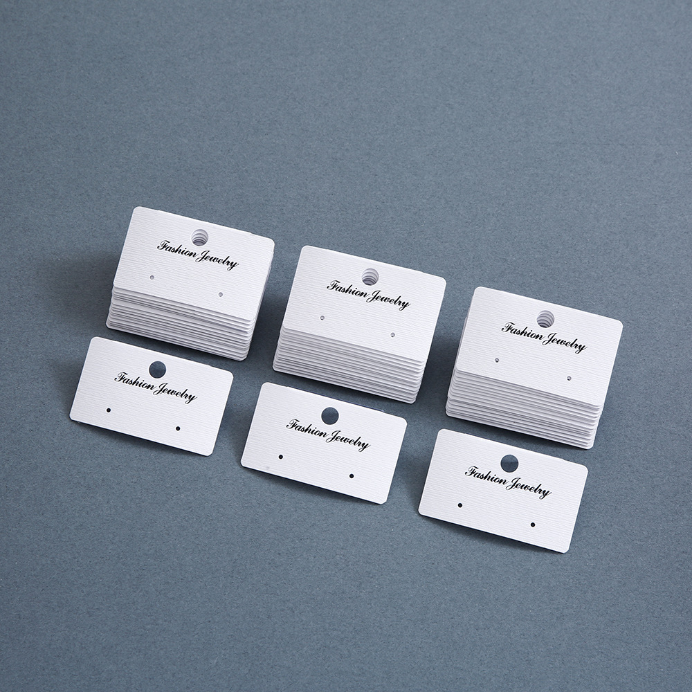 Popular letters PVC hook sticker earrings earrings cardboard jewelry jewelry packaging card in stock diy wholesale