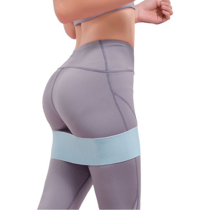 Anti-break non-curling abuse hip ring hip lifting hip lifting elastic band tension band resistance band home fitness equipment