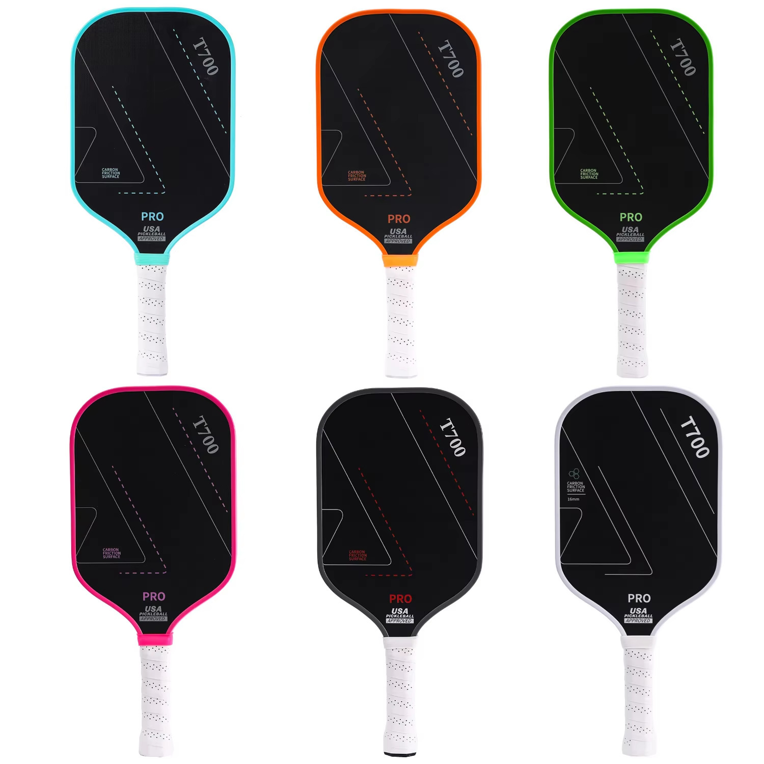 Carbon Fiber T700 Dongli 16mm Cloth Frosted pickedle ballpaddle Professional Competition Peak Shot