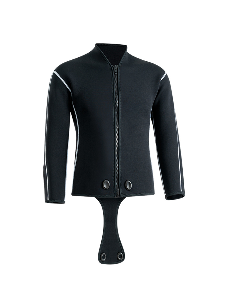 Men's Professional Deep Diving Fishing 3/5mm Free Diving Outdoor Warm Split Zipper Diving Clothes and Pants