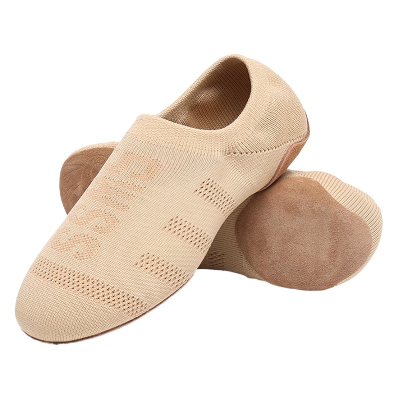 Dance Shoes Fly-knit Shoes Cheerleading Aerobics Shoes Children's Women's Low Heeled Adult Latin Dance Jazz Dance Modern Dance Shoes