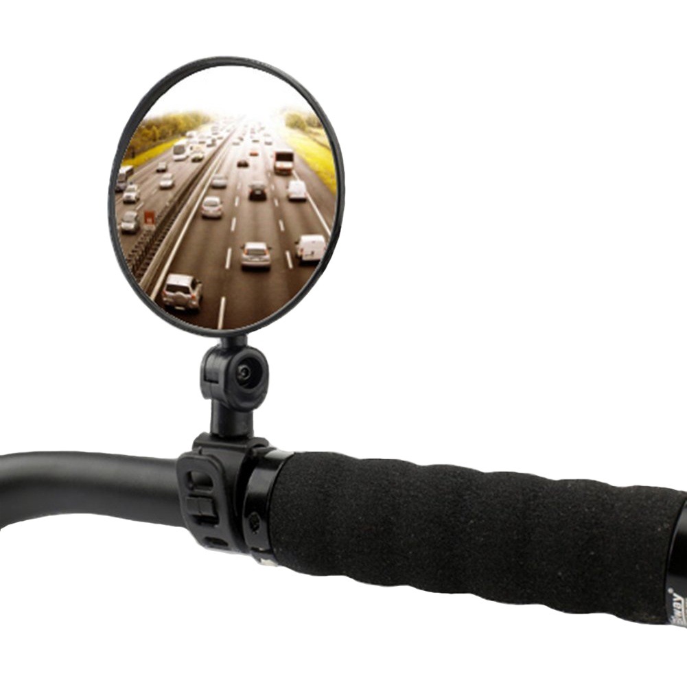 Bicycle Rearview Mirror cross-border mountain bike riding rearview mirror bicycle reflector silicone handle rearview mirror