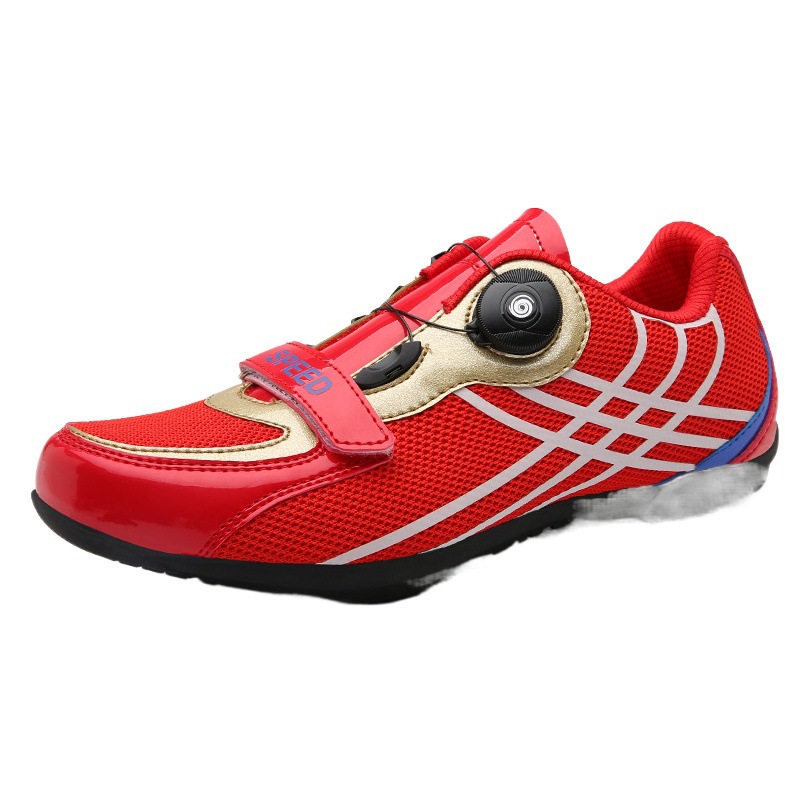 Wholesale mountain bike lock cycling shoes for men and women road bike lock shoes mesh dynamic bicycle shoes bicycle lock shoes
