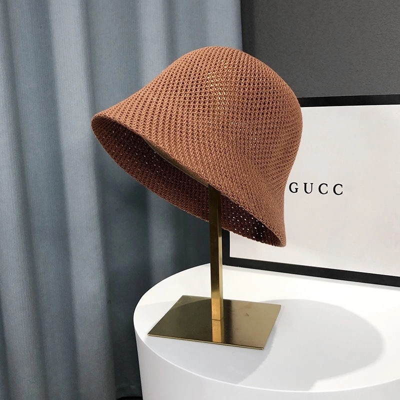 Picture of Fisherman Hat Women's Spring and Summer New Arrival Women's Lace Fashionable Japanese Bucket Hat Simple Sunscreen Hat Showface Small Basin Hat