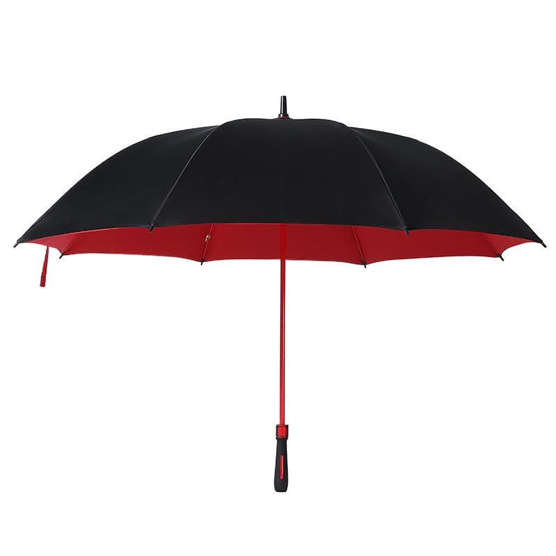 Oversized double-layer long handle automatic umbrella wholesale double strong wind-resistant straight umbrella customized advertising