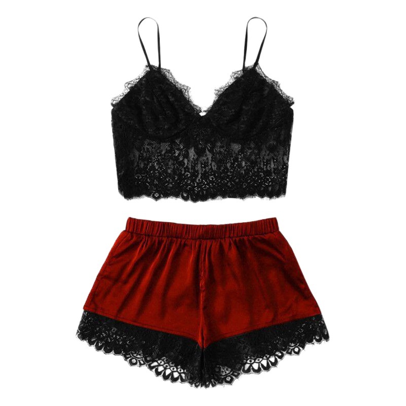 Cross-border supply of European and American foreign trade sexy underwear sexy women's split lace underwear sexy suit wholesale