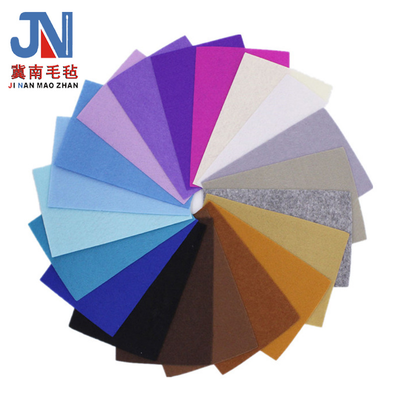 Supply chemical fiber felt non-woven kindergarten diy felt non-woven wall decoration needle punched colored felt